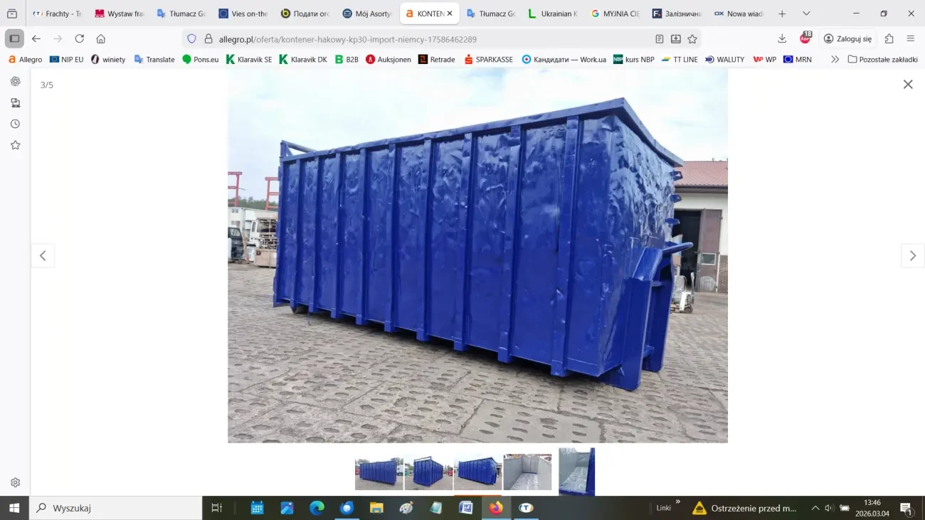 Контейнер для гакових навантажувачів 3