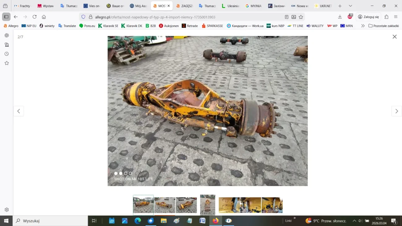 Ведучий міст ZF тип ZP 4 2