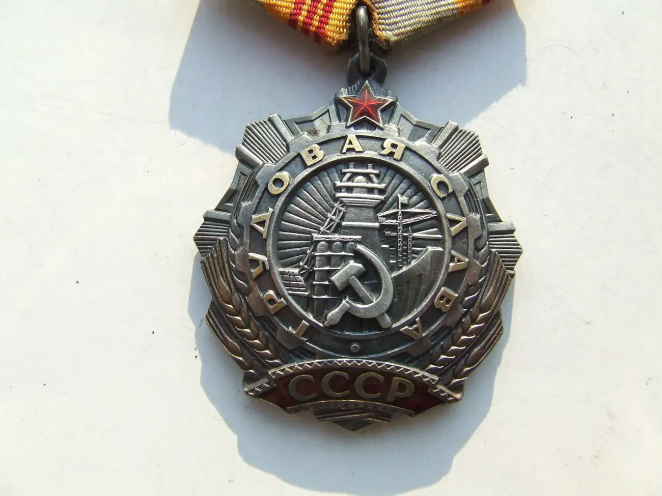 Орден Трудова слава  3 степені  401 4216 нагор. 1978 року на Кривов 5