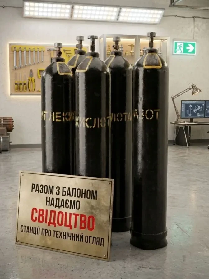 Балон для акваріума CO2 40л