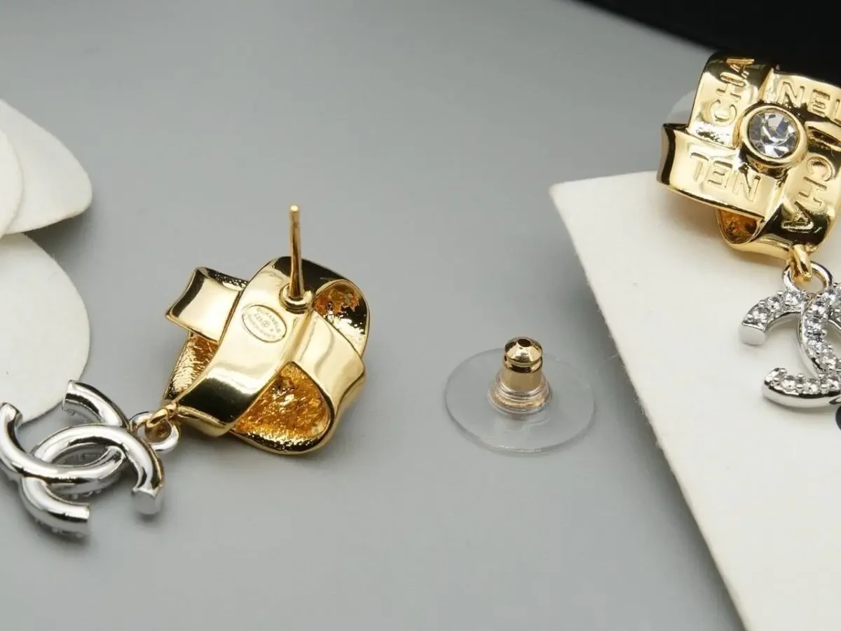 Сережки Chanell 3