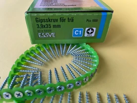 ESSVE 532335 - Стрічкові саморізи 3.9х35 мм для ГКЛ по дереву 1000 шт.