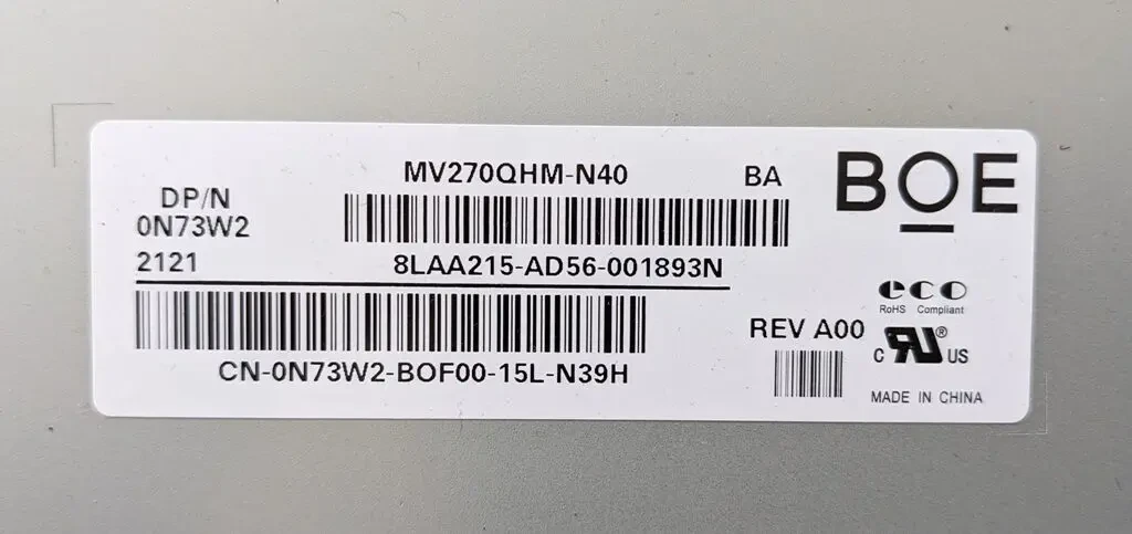 плата блок живлення 715GA303-P03-000-0H1M для монітора DELL P2720 5