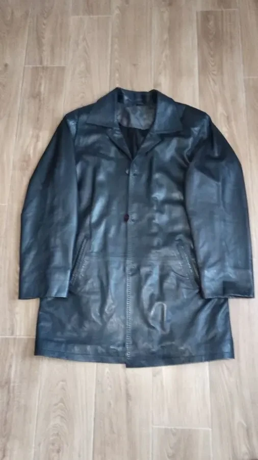 Продам мужской ПЛАЩ кожаный 2