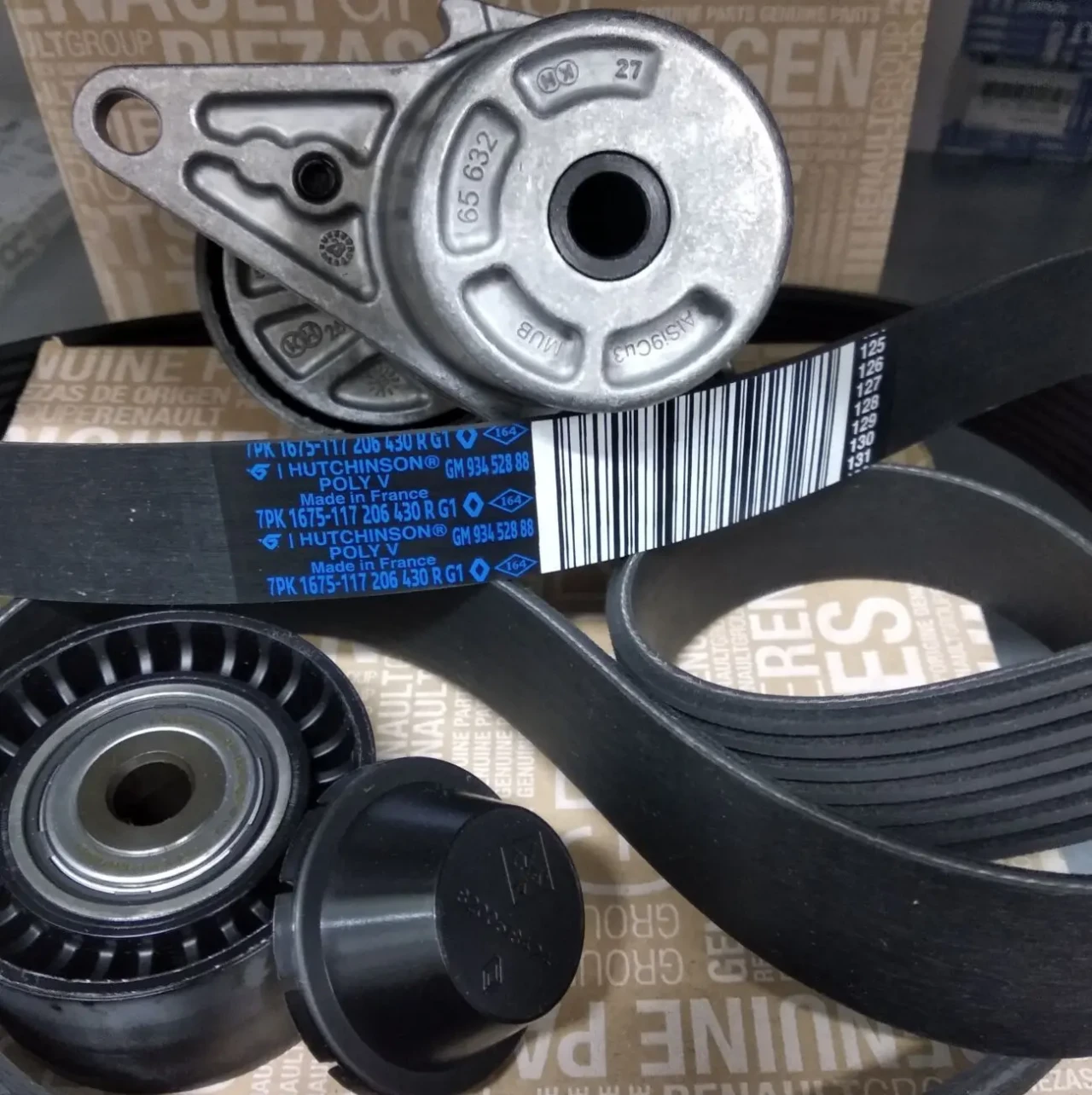 117209886R	К-Т РЕМЕНЯ ДОДАТК. ОБЛАДНАННЯ 2