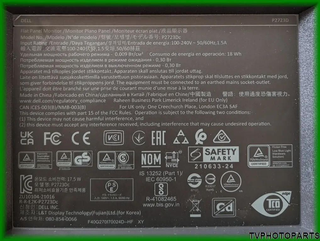 ніжка підставка для моніторів DELL P2722, P2723, U2722 5