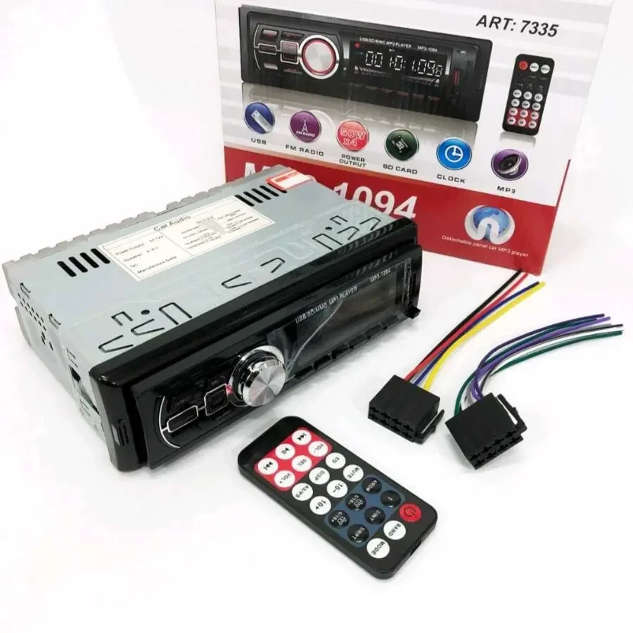 Автомагнітола зі знімною панеллю MP3 1094 з Bluetooth та пультом / Маг 4