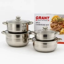 8-предметний кухонний набір з нержавіючої сталі