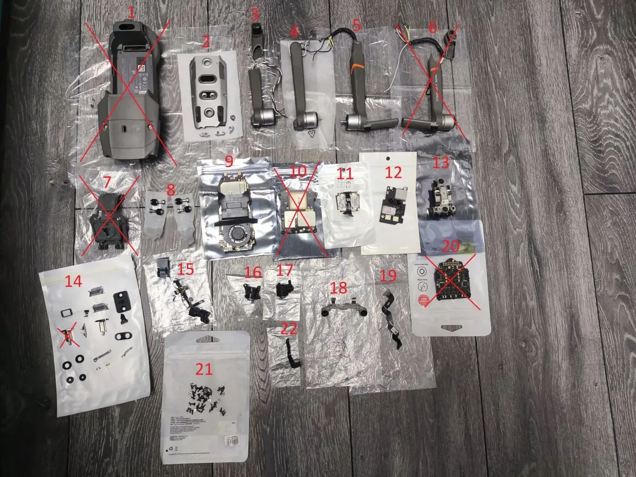 Запчастини DJI Mavic 2 Enterprise Advanced