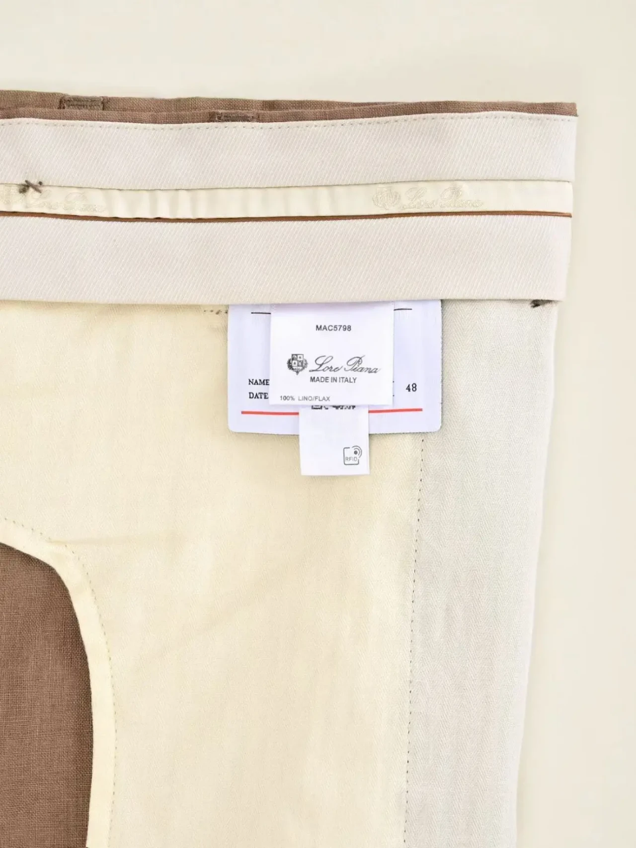 Чоловічі штани Loro Piana (льон) 6