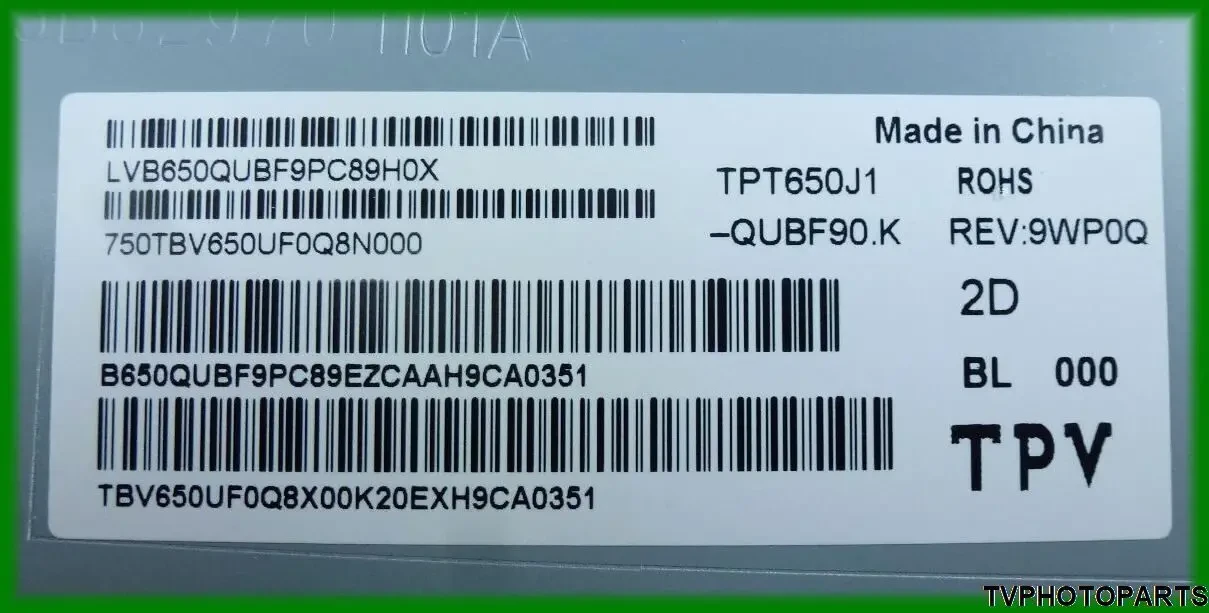 плата T-CON C-PCB HV650QUB 47-6021287 для Philips 65PUS7304 2