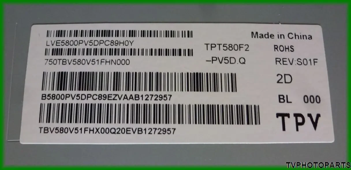 плата T-Con CCPD-TC575-009 V1.0 Philips 58PUS8545 58PUS8505 4