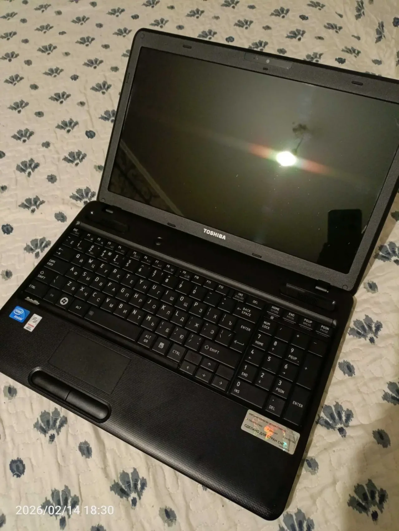Ноутбук Toshiba satellite c660 после апгрейда 4