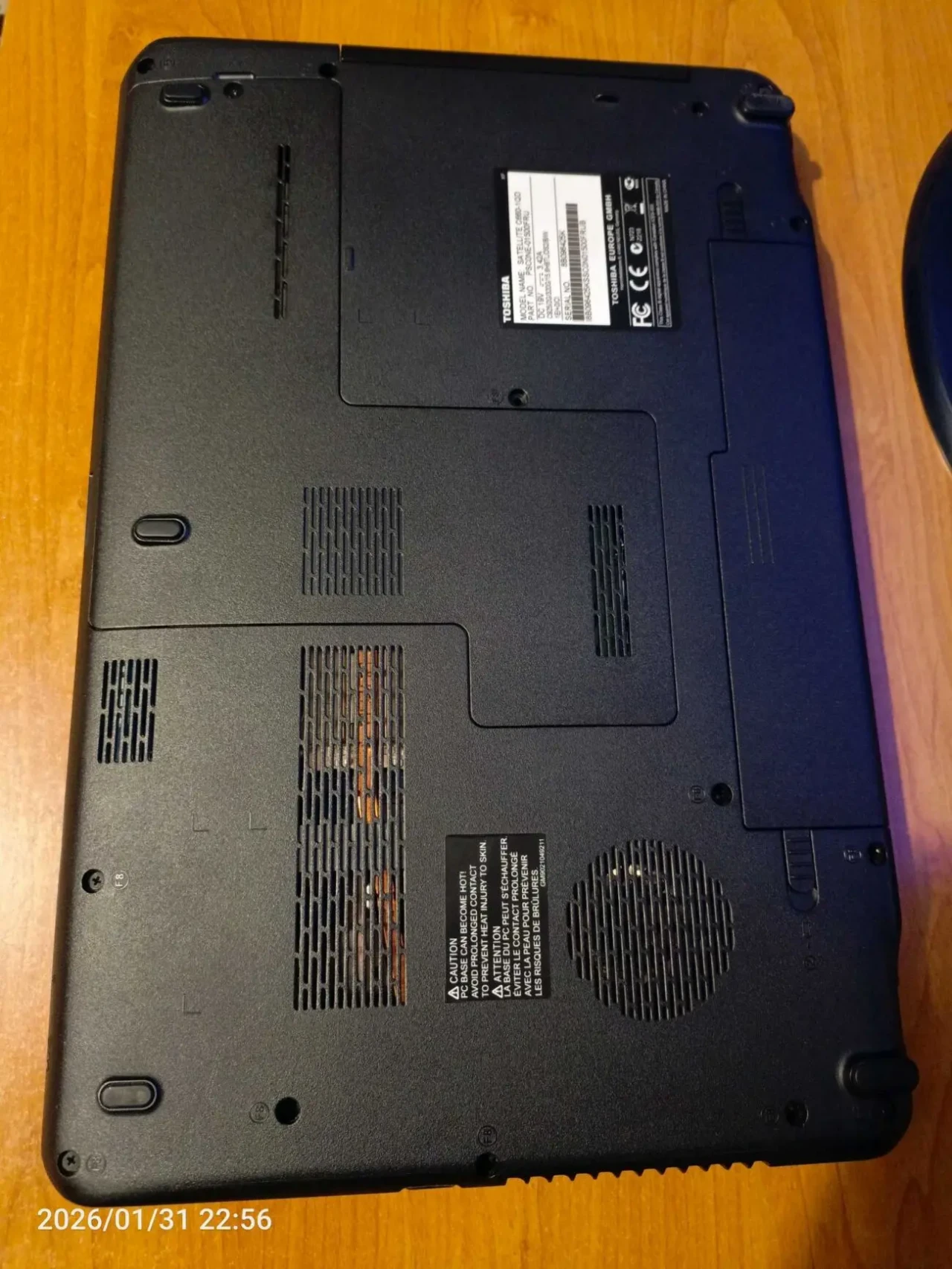 Ноутбук Toshiba satellite c660 после апгрейда 10