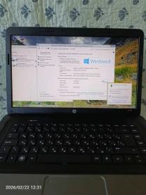 Ноутбук HP650 идеальное состояние, батарея