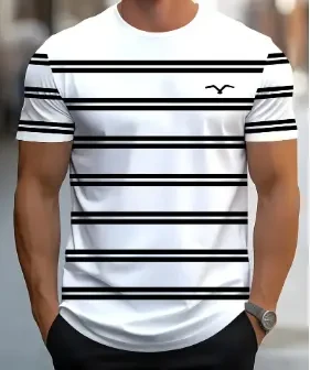 мужская повседневная футболка