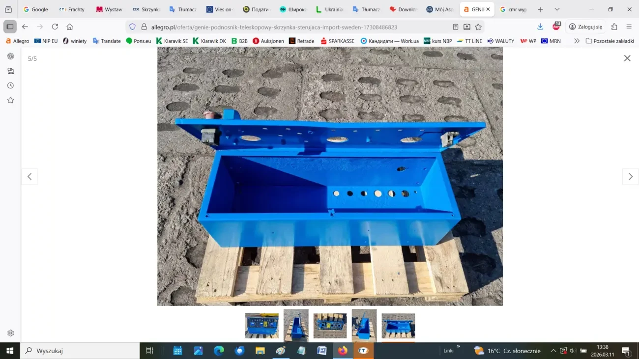 Пульт управління (скринька) Genie для телескопічного підйомника 5