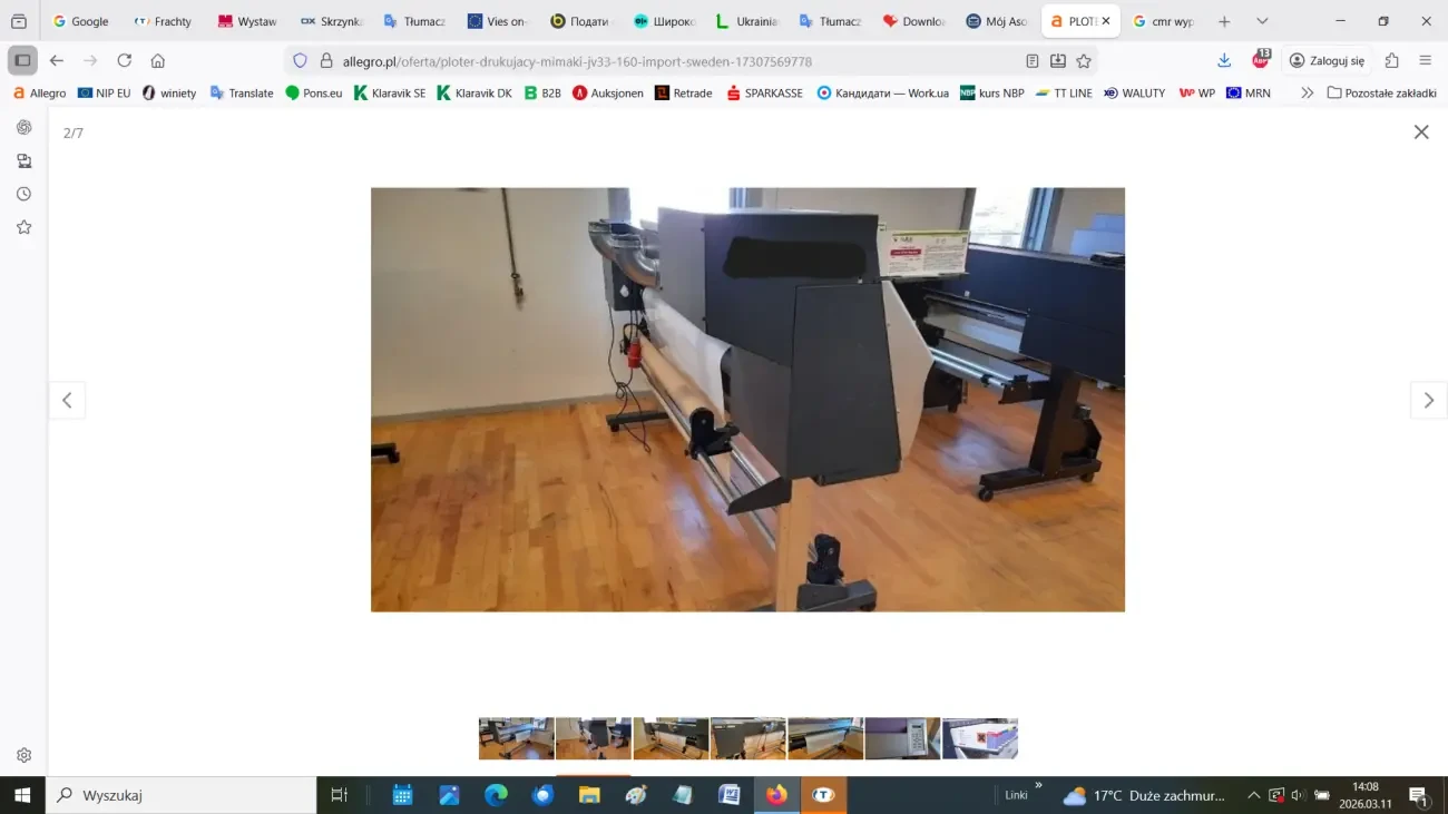 Широкоформатний екосольвентний плоттер MIMAKI JV33-160 2