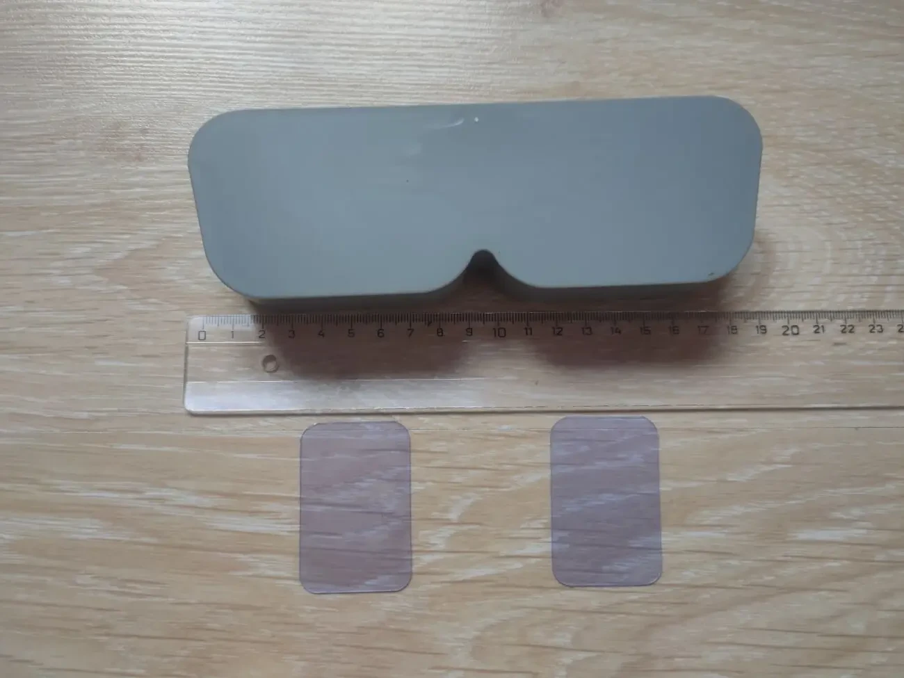 Настенный держатель для хранения очков (органайзер серый) 4