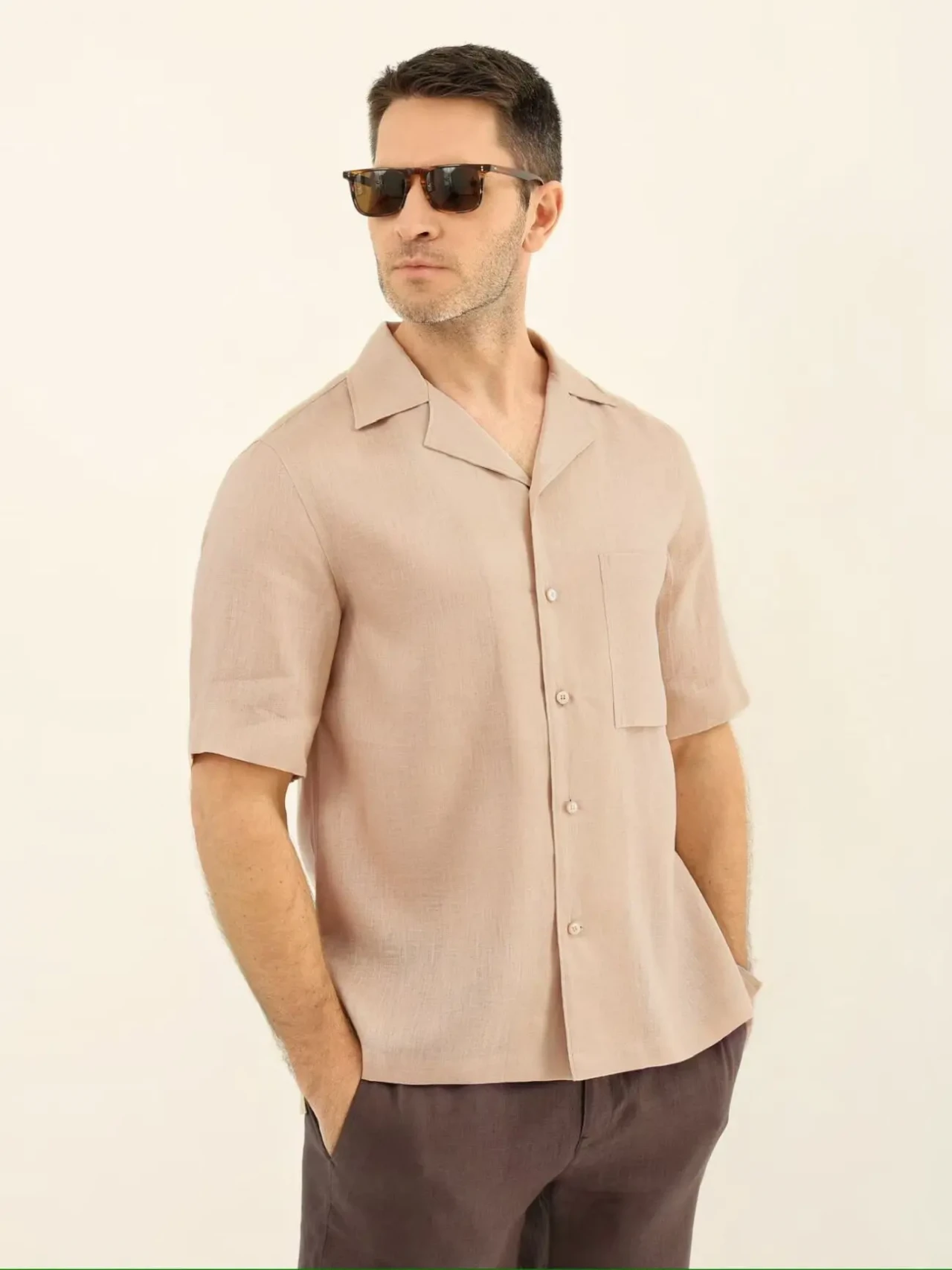 Чоловіча сорочка Loro Piana (льон) м-3хл 4