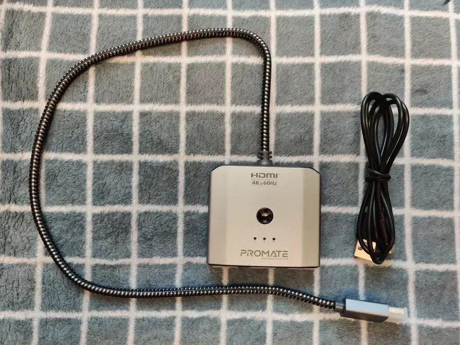 Світч HDMI Promate Mediaswitch-h3 Silver 2