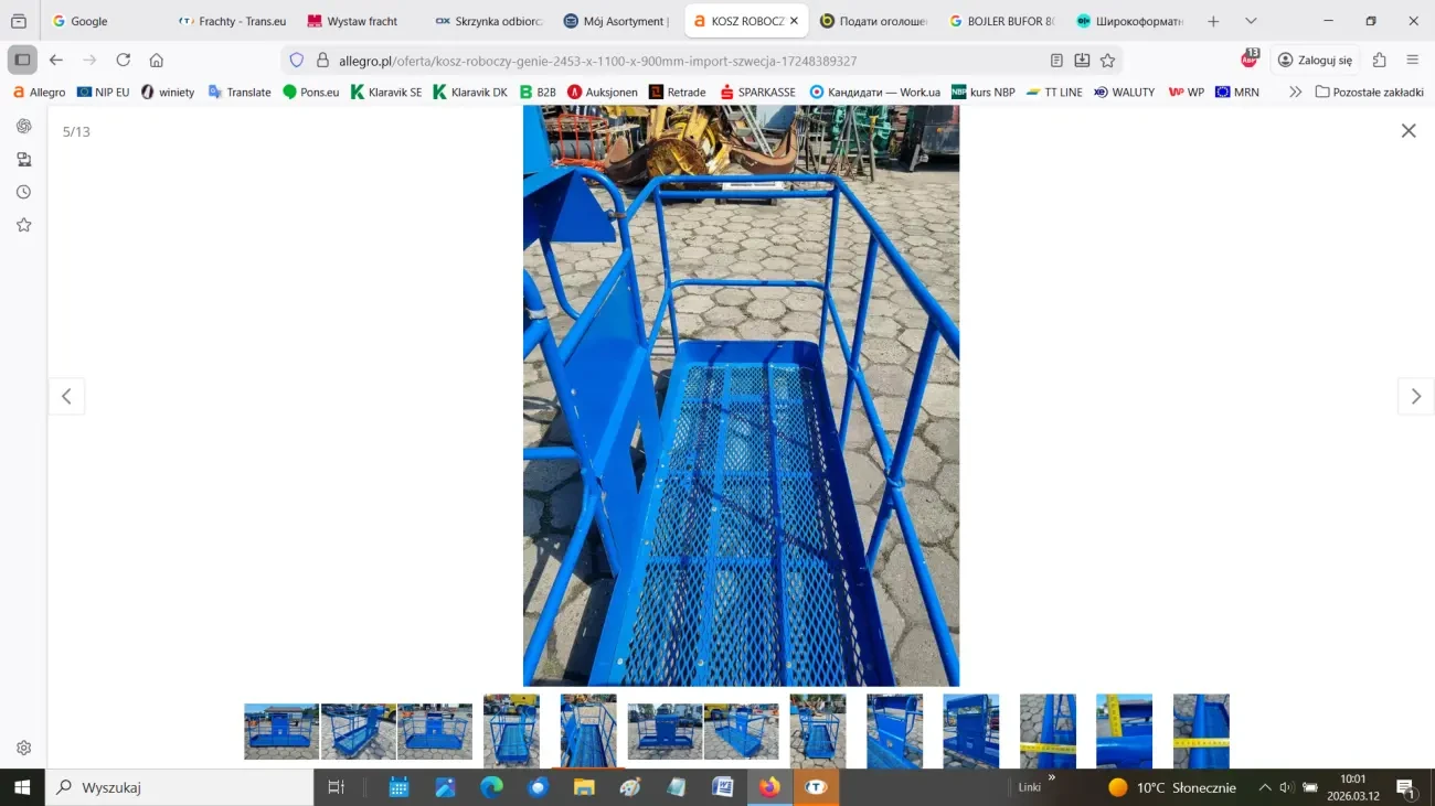 Робочий кош GENIE 2453 x 1100 x 900 мм 4