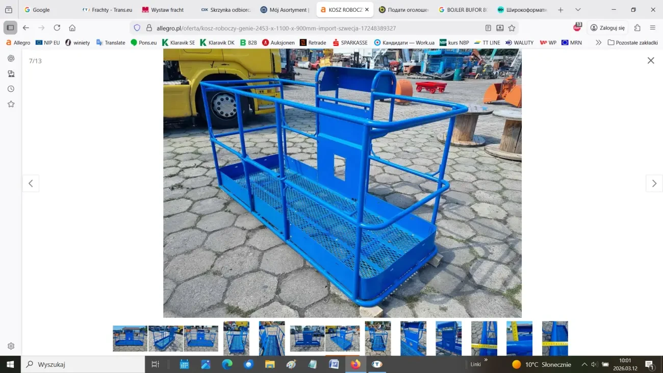 Робочий кош GENIE 2453 x 1100 x 900 мм 6