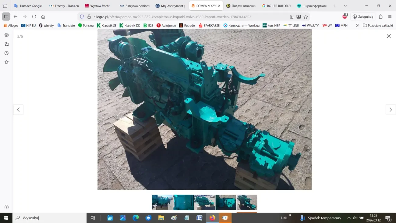 Гідравлічний насос MX292-352 5