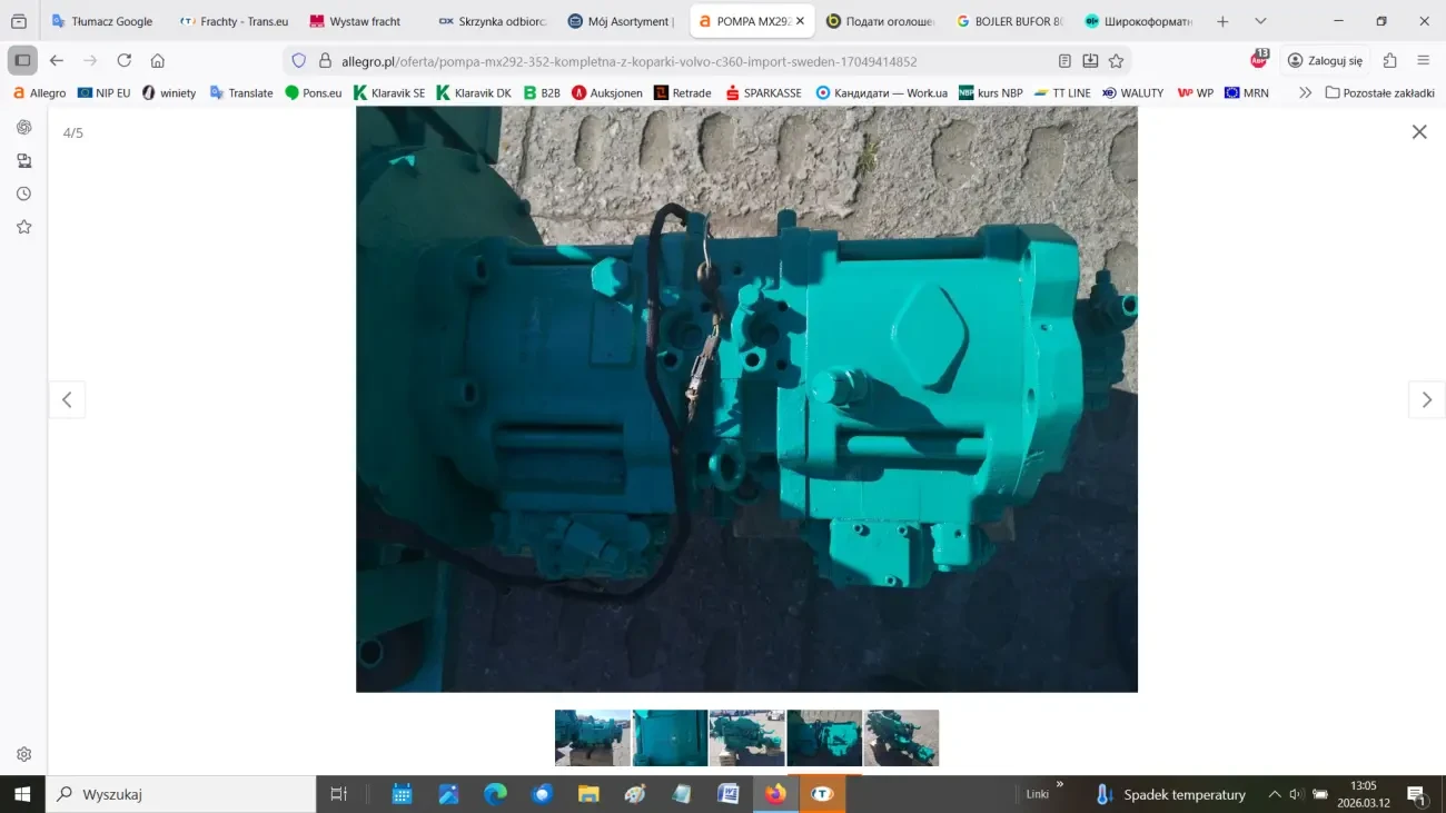 Гідравлічний насос MX292-352 4