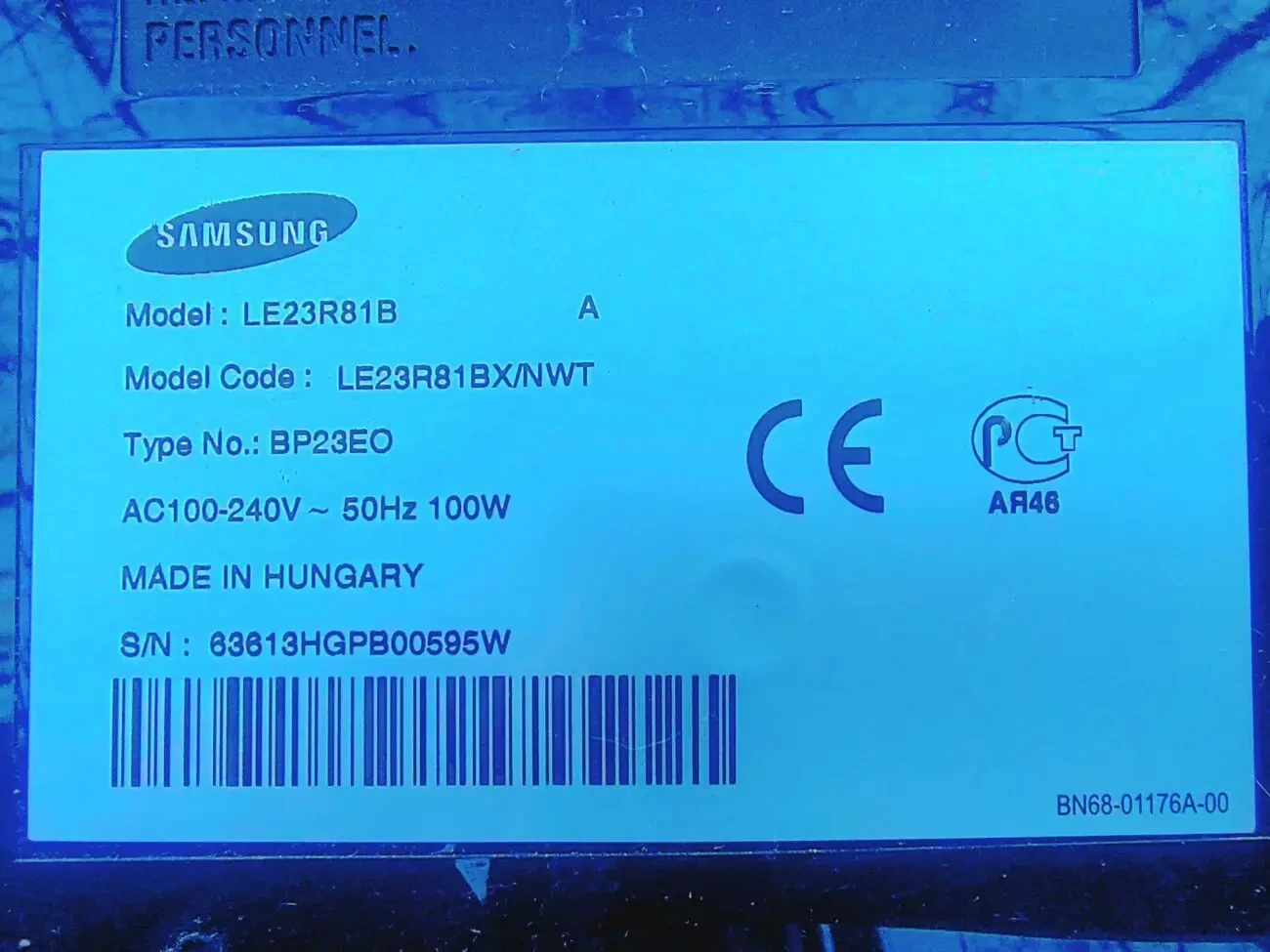 Samsung LE23R18B на  запчасти 8