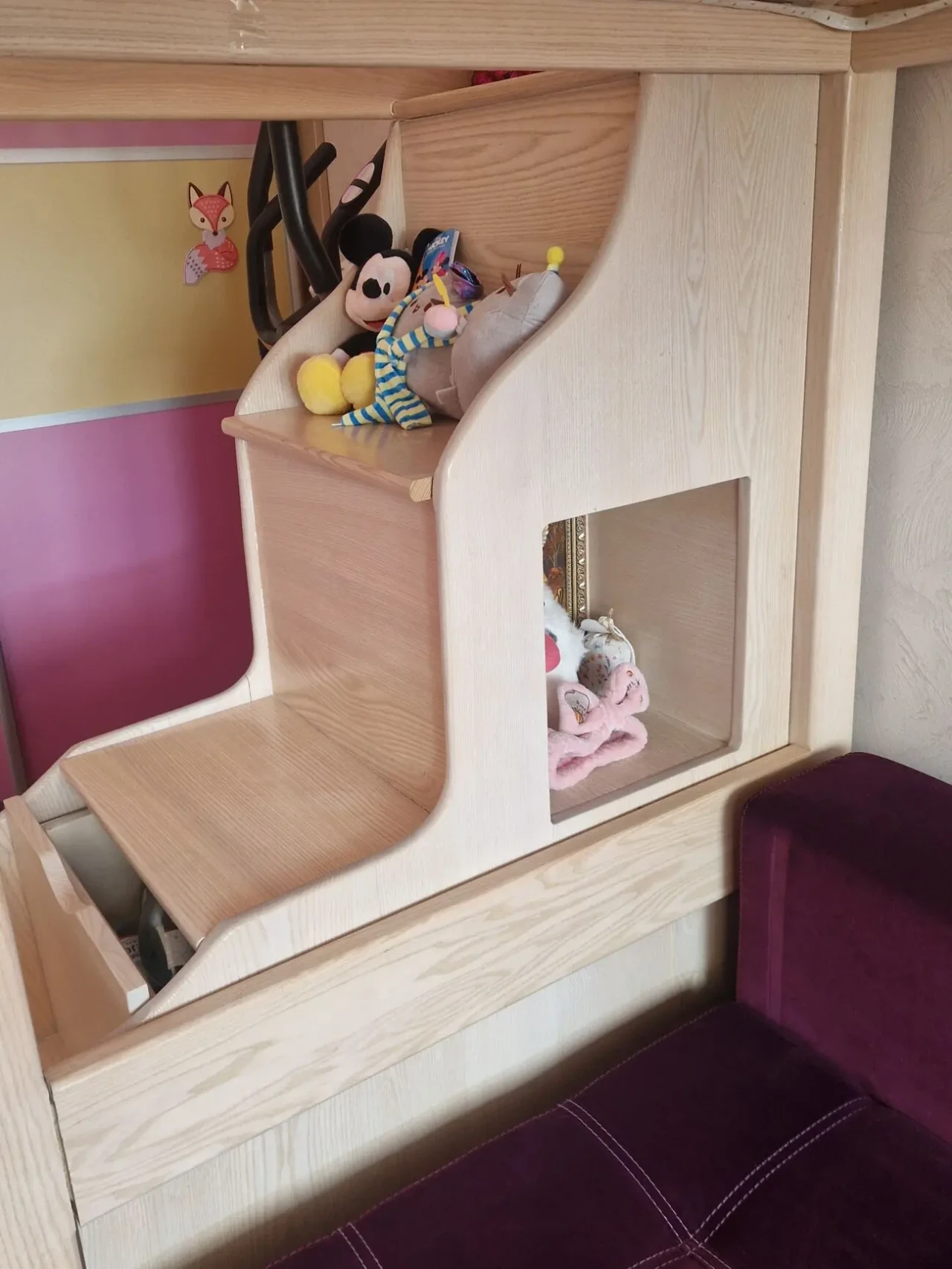 Продам двоярусне ліжко і диван, натур дерево, ясен, 10000 грн 5