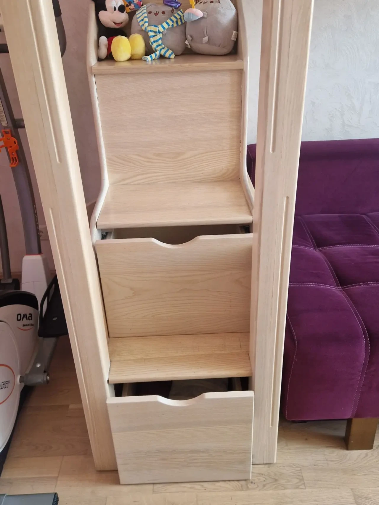 Продам двоярусне ліжко і диван, натур дерево, ясен, 10000 грн 4