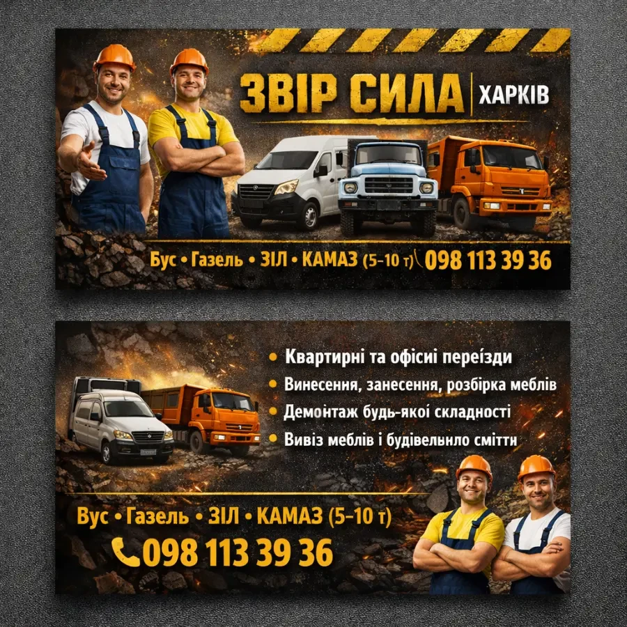 Услуги грузчиков Харьков  от 250 грн/час 2