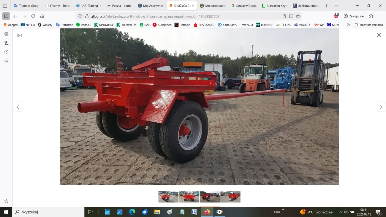 Причіп-розпуск для перевезення довгомірів