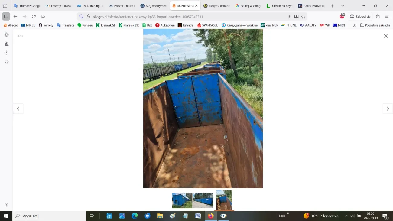 Kонтейнер для гакового навантажувача 3