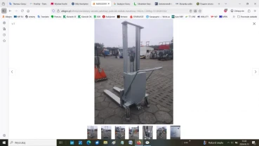 Штабелер з нержавіючої сталі -палетяк