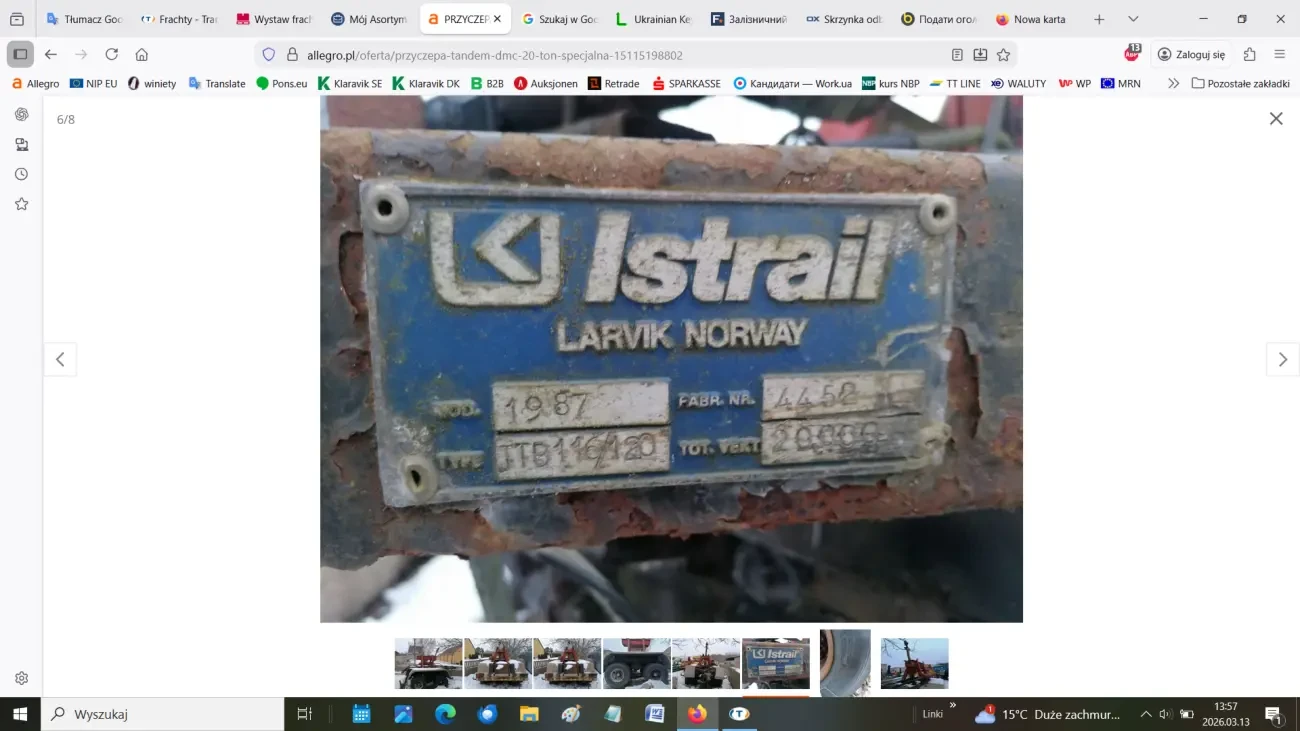 Причeпa-тандем DMC 20 TON 5