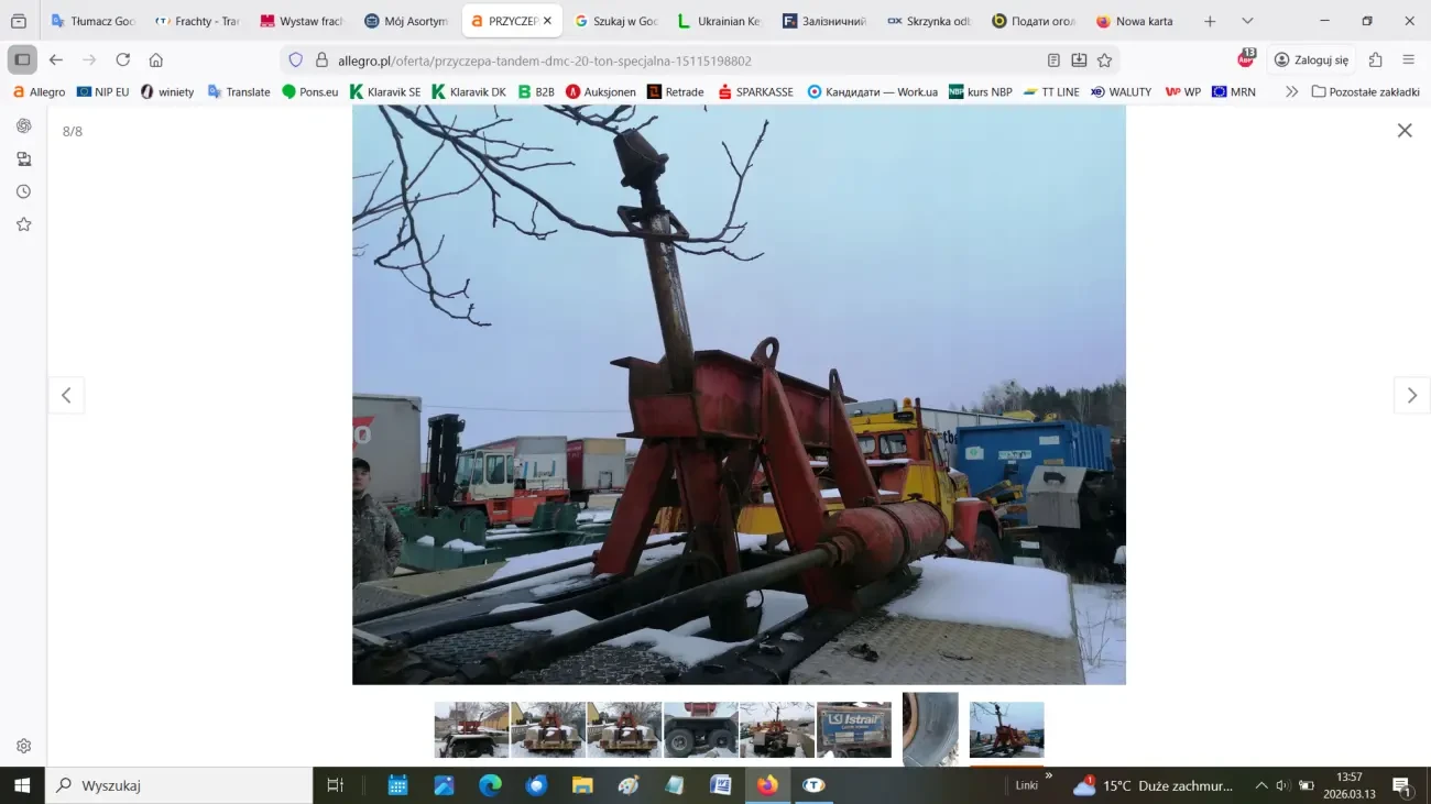 Причeпa-тандем DMC 20 TON 7