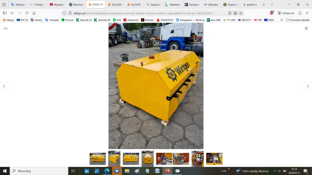 Pозпилювач-підігрівач емульсії Wirtgen 2