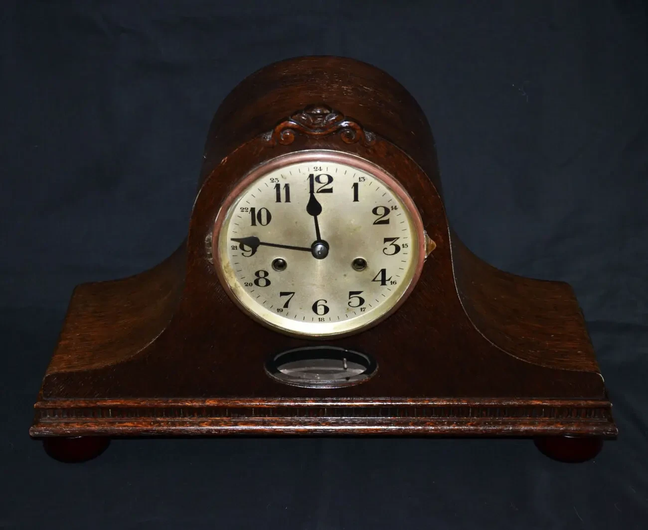 Настольные часы, дуб, Густав Беккер. 3