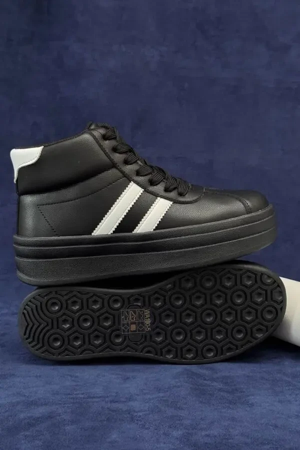 Стильні демісезонні кросівки Stilli у чорно-білому кольорі 4