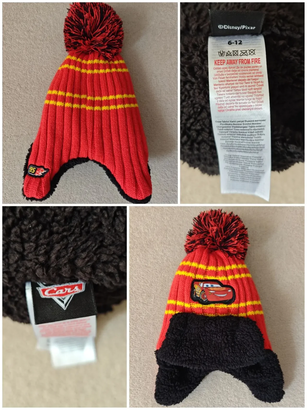 Дитяча демісезонна куртка Reebok (12 міс.). Шапка Тачки у подарунок 4