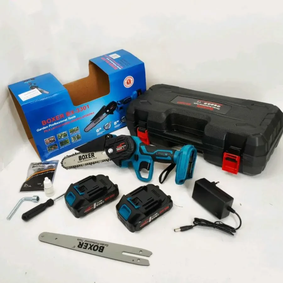 Ланцюгова акумуляторна пила 150 мм Boxer BX-3301 пила ланцюгова 6