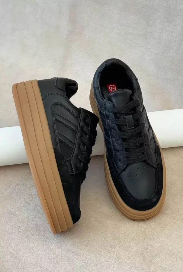 Класичні демісезонні кросівки Stilli у чорному кольорі. 5