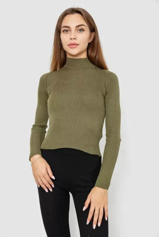 Жіноча водолазка в рубчик - ідеальна база для весняних образів. 3