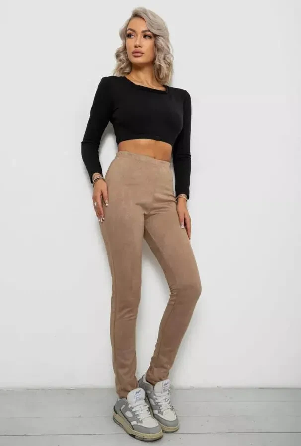 Жіночі замшеві лосини - ідеальна посадка та стильні кольори. 9