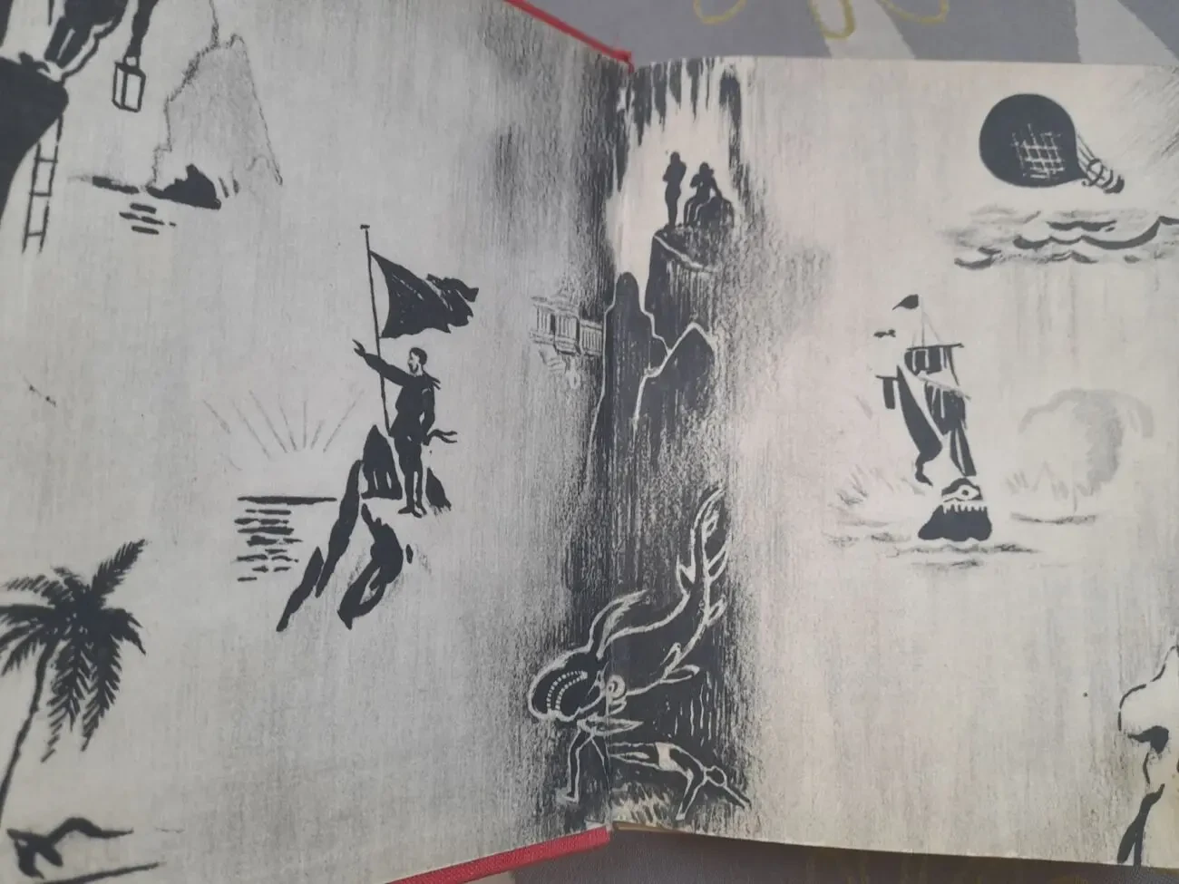 Жюль Верн 80000 километров под водой 1949 бпнф библиотека приключений 2