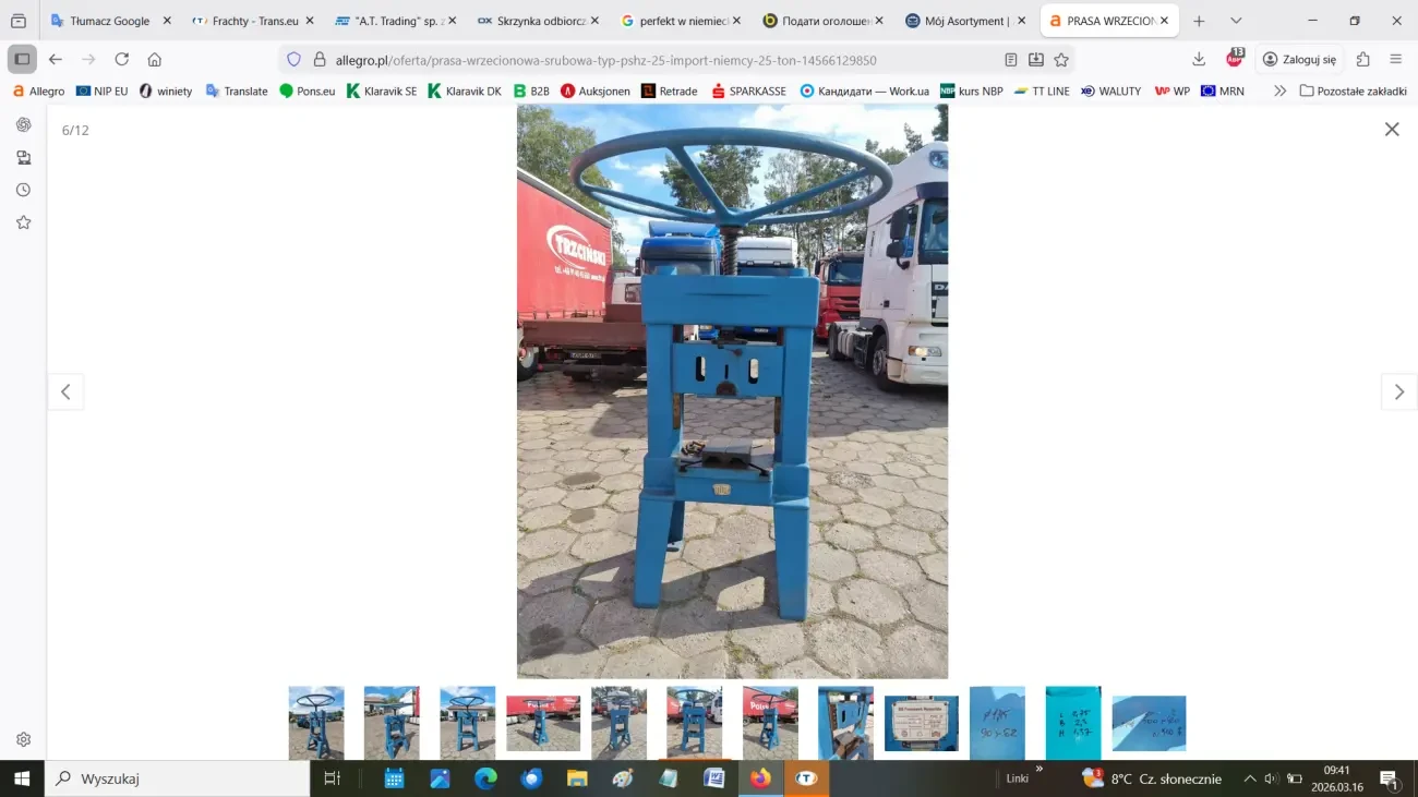 Гвинтовий шпиндельний прес PSHZ 5