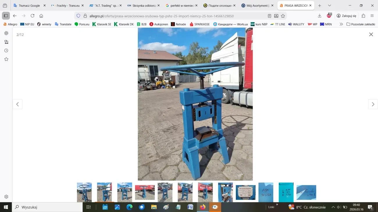 Гвинтовий шпиндельний прес PSHZ 2