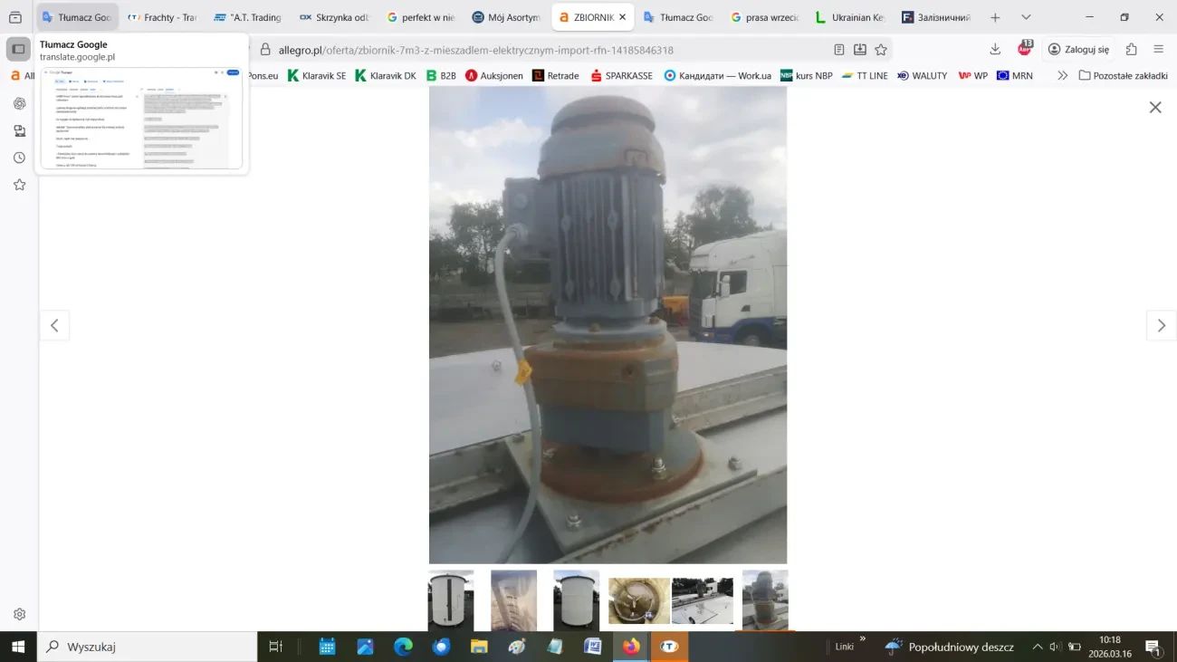 Промисловий резервуар об'ємом 7000 літрів 6